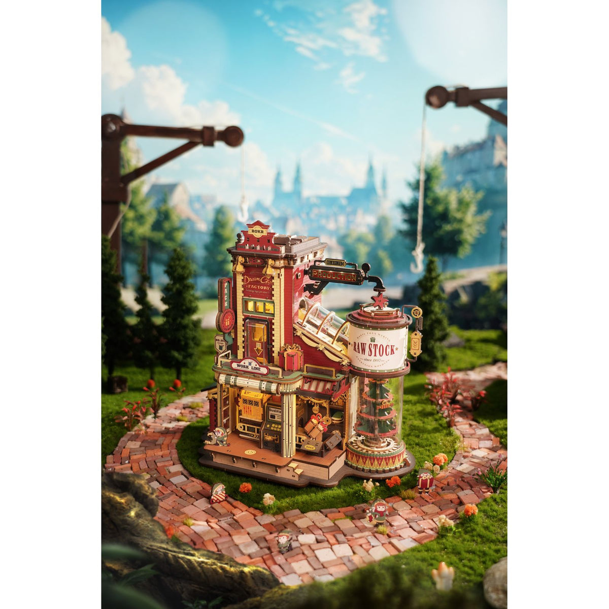 Dream Gift Factory Magic Amusement Park Serie – Modell in roten Weihnachtsfarben