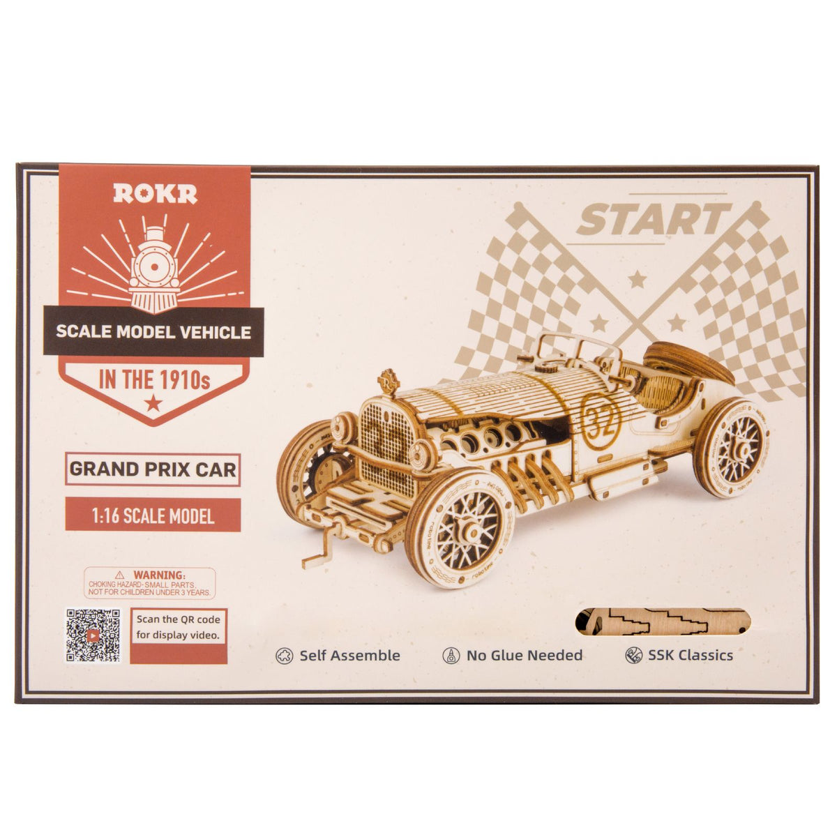Vintage Rennwagen MC401 als Deko-Modell im Regal, Geschenkidee zum Vatertag