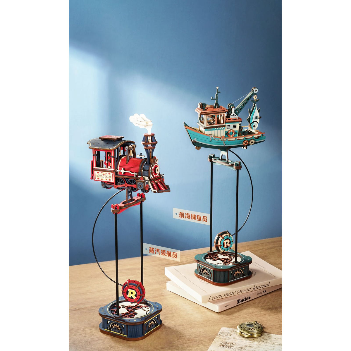 Gravity Swing Gegengewicht mit R von ROKR an der Power Express Lokomotive