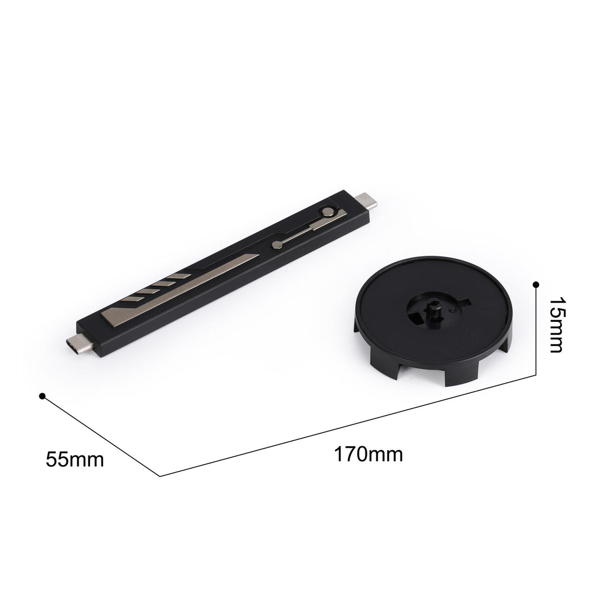 ROKR Industrial City Electric Connector – Detailansicht des Holzmodells