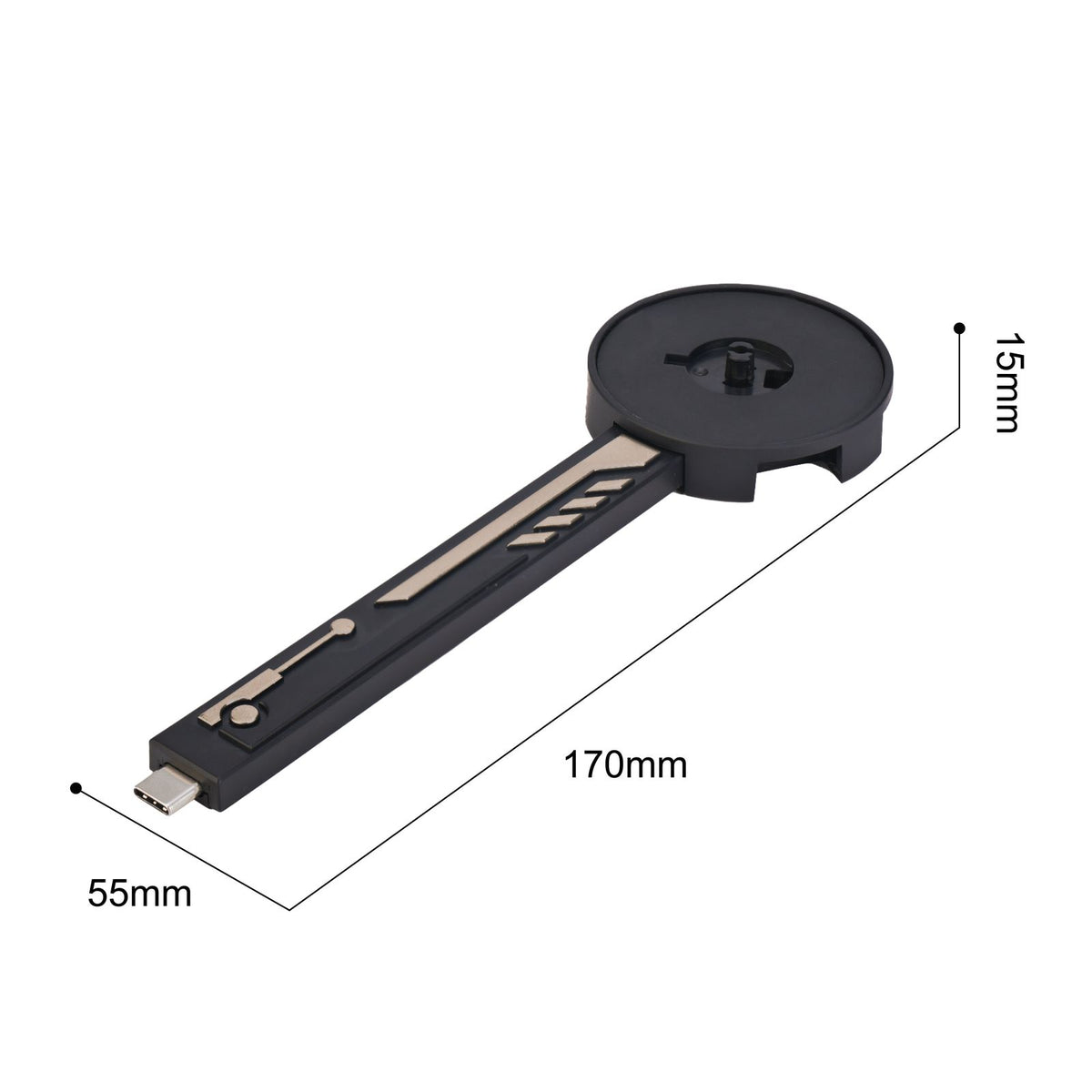 ROKR CG0X Holzbausatz Seitenansicht mit mechanischen Details