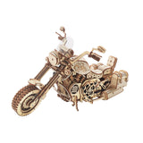 ROKR 3D Holzpuzzle Motorrad Cruiser LK504 fertig aufgebaut