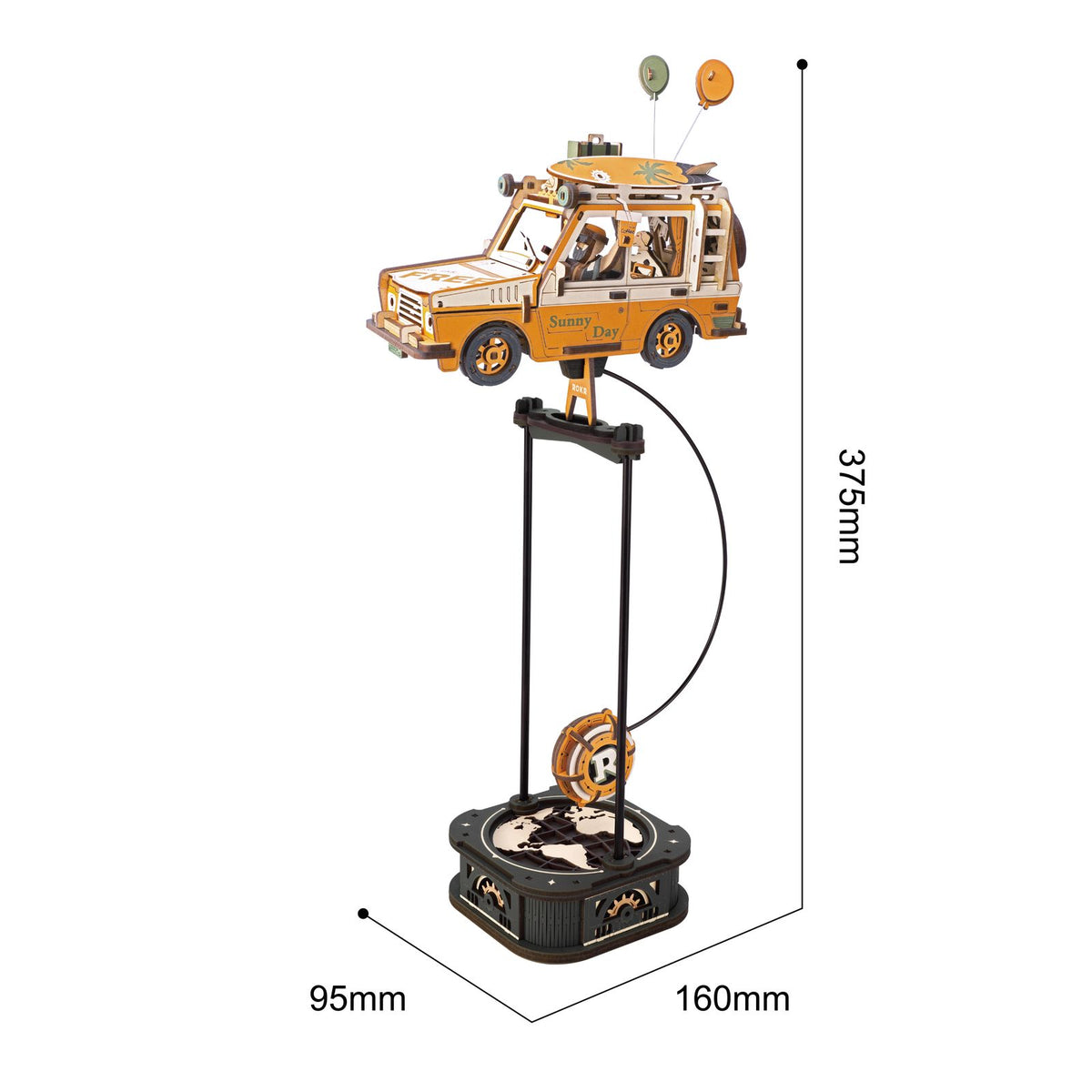 3D Holzpuzzle Fahrzeuge: ROKR Road Tripper aus der Gravity Swing Collection