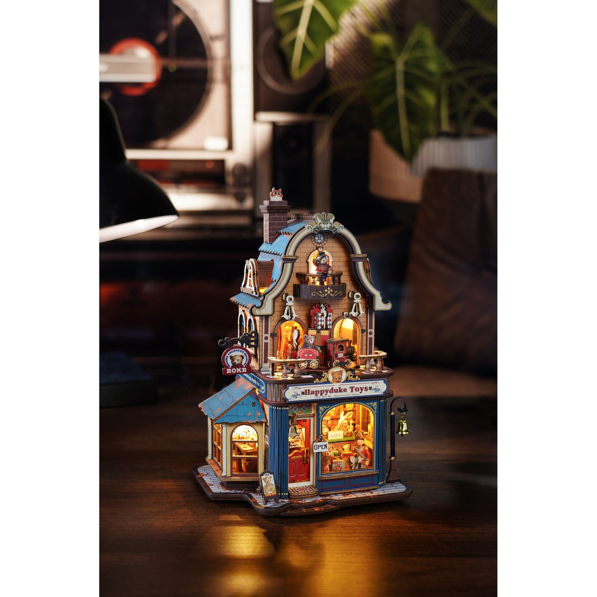 3D Holzpuzzle für Erwachsene: ROKR Happyduke Toys Spielzeugladen