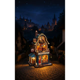 Katze im Schornstein am ROKR Spielzeugladen Happyduke Toys