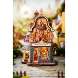 Teddybären und Retro-Spielzeug im Happyduke Toys Miniatur-Bausatz