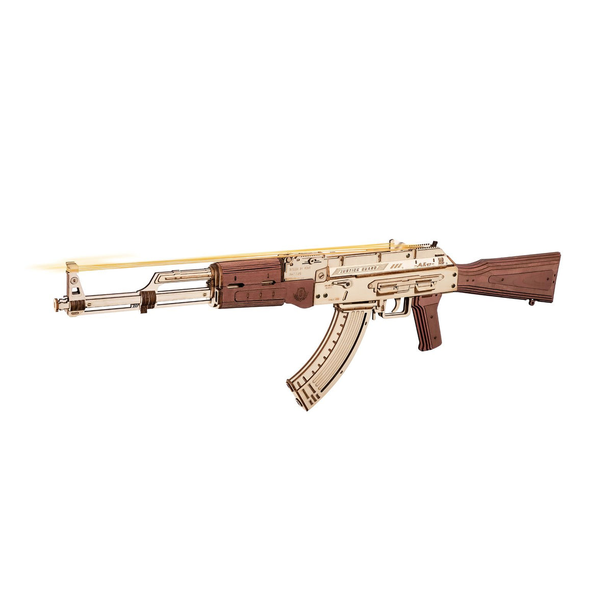 ROKR AK-47 3D Holzpuzzle Sturmgewehr LQ901 fertig aufgebaut