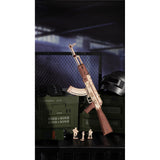 AK-47 3D Holzpuzzle von ROKR als Holzbausatz zum Selberbauen