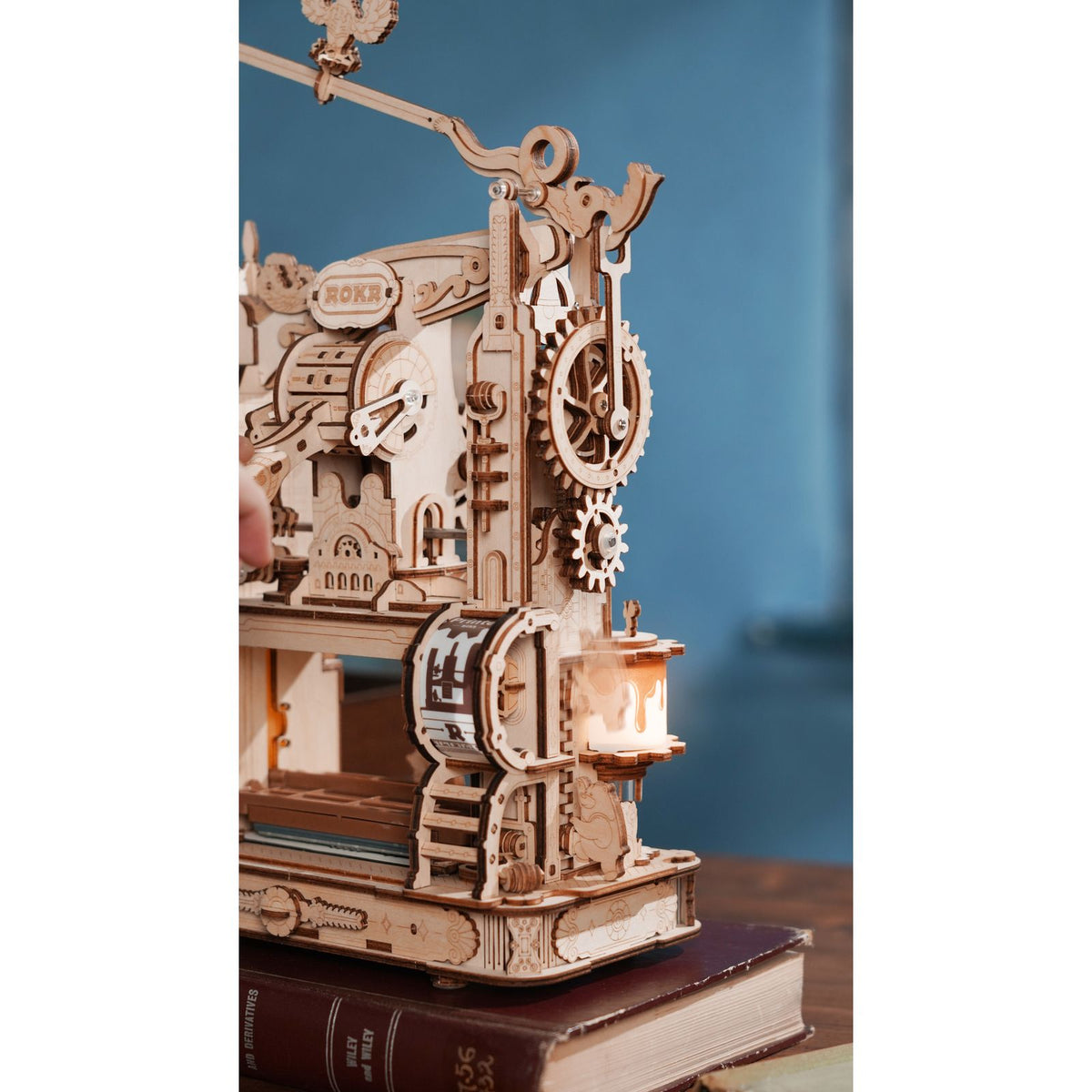 Druckerpresse Bausatz LK602 mit Buchstaben, Zeichen und Figuren zum Drucken