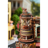 3D Holzpuzzle Erwachsene: Dream Coffee Factory mit 593 Teilen