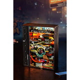 Murmelbahn Bausatz Hip Hop Street mit drehender Vinyl-LP im Detail