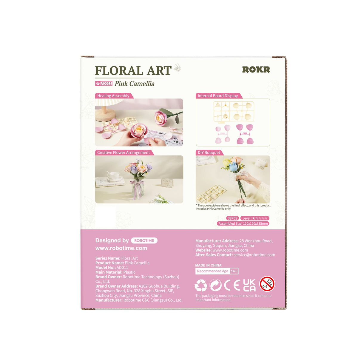 Rosa – DIY Kamelie in der Vase als Deko und Geschenkidee – ROKR Floral Art