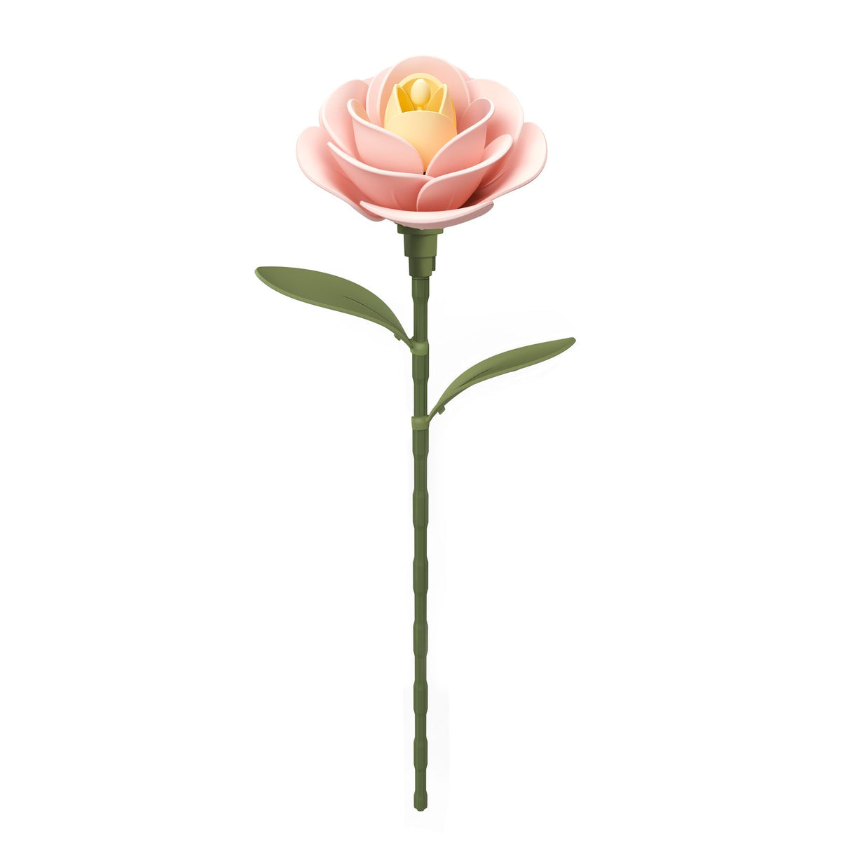 Hellrosa – ROKR Kamelie Blumen Bausatz zum Basteln AD011 – Ansicht 1