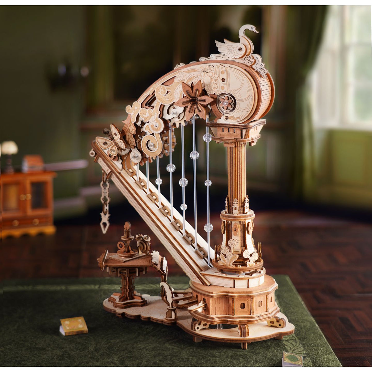Magic Harp AMK71 Bausatz mit 350 Teilen, 20 × 11,5 × 28,5 cm groß