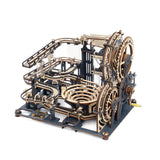 ROKR Marble Night City 3D Holzpuzzle Murmelbahn LGA01-B Gesamtansicht