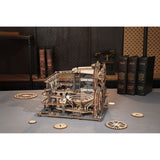 Marble Night City Hebe-Rad und Mechanik im Detail, ROKR Holzbausatz