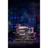 ROKR Marble Night City Murmelbahn mit LED-Beleuchtung im Dunkeln