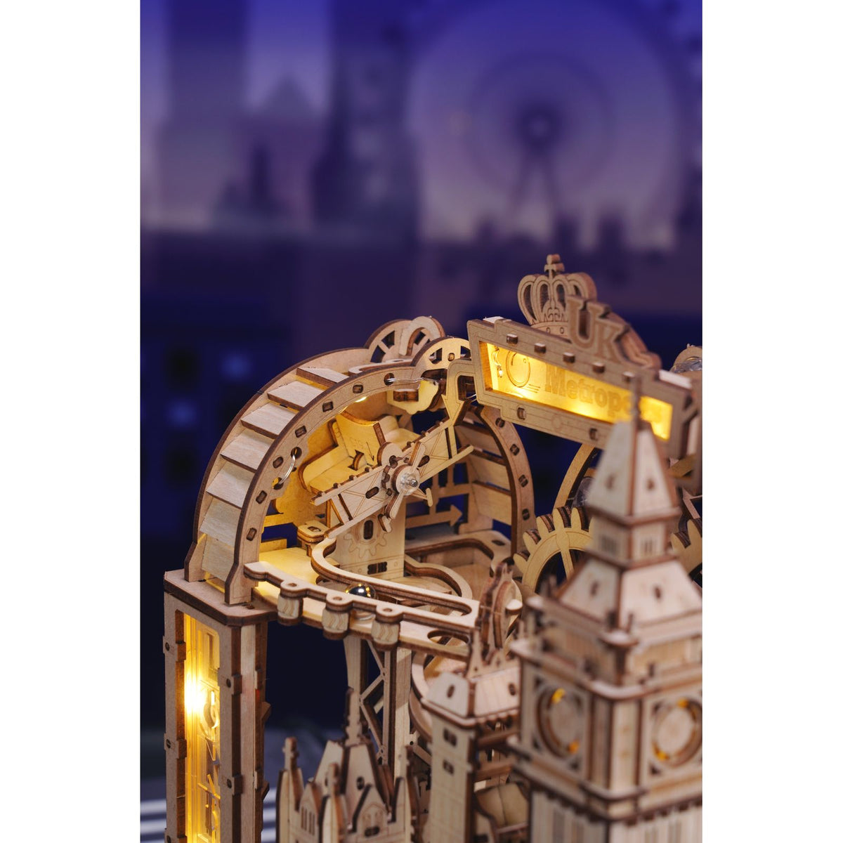 Tower Bridge im ROKR Holz-Bausatz Marble Travel London