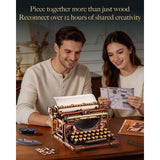Magic – ROKR 3D Holzpuzzle Schreibmaschine – Mechanical Typewriter LK703B – Ansicht 6