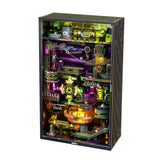 ROKR Alchemy City 3D Puzzle Gesamtansicht der Cyber-Kugelstadt