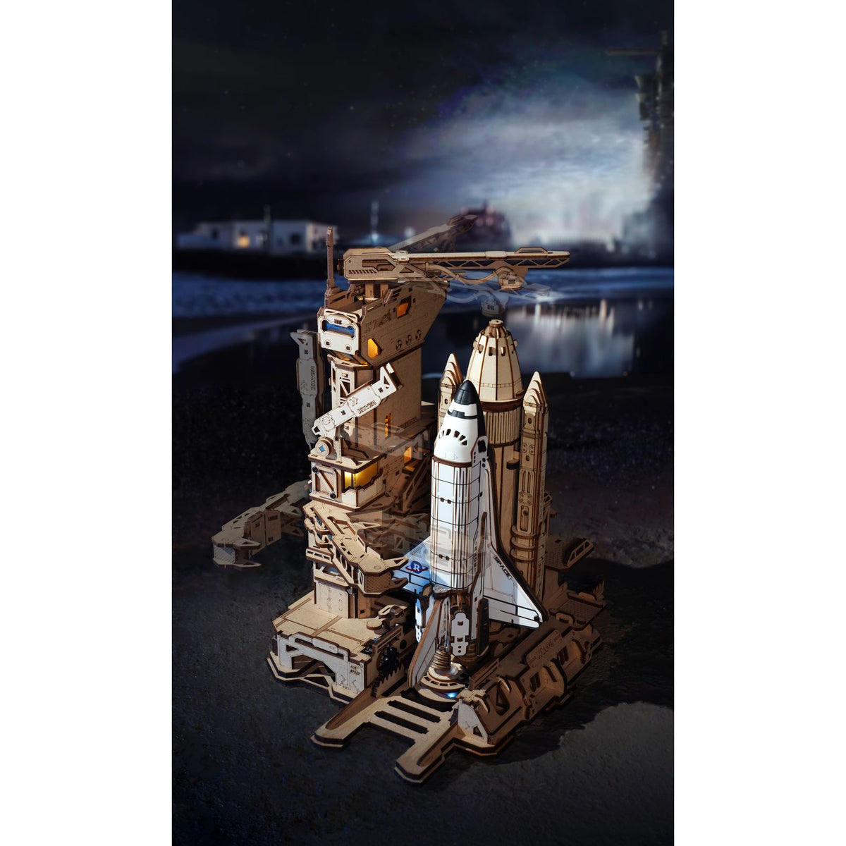 ROKR Space Shuttle LKA02 fertig gebaut, Maße 24,9 × 19,6 × 27,2 cm