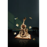 Magic Cello Holzbausatz: Blume aus andersfarbigem Holz als Akzent