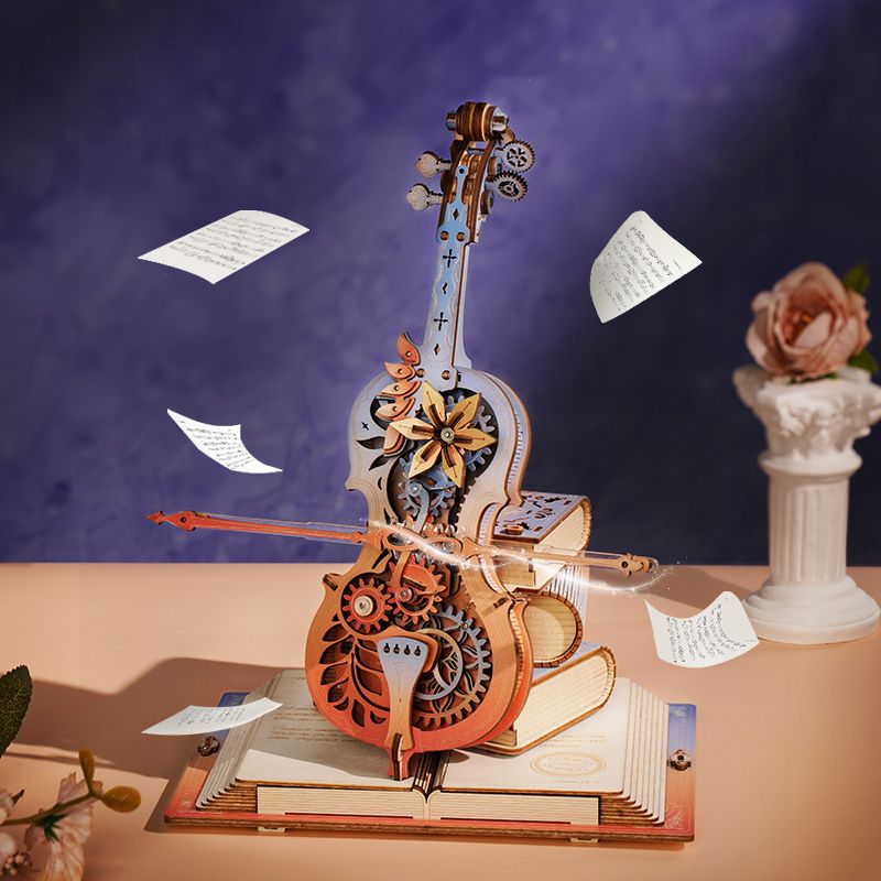 Symphony of Gorgeous Dreams AMK63M: Holzbausatz ohne Kleber mit Zapfenverbindungen
