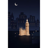 Elizabeth Tower und Palace of Westminster als Holzbausatz mit 220 Teilen