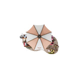 Rolife 3D Puzzle Blossom Cart Seitenansicht mit Sonnenschirm