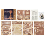 Rolife Eiffelturm 3D Puzzle – Höhe 53 cm, Maße 22 × 21,3 × 53 cm