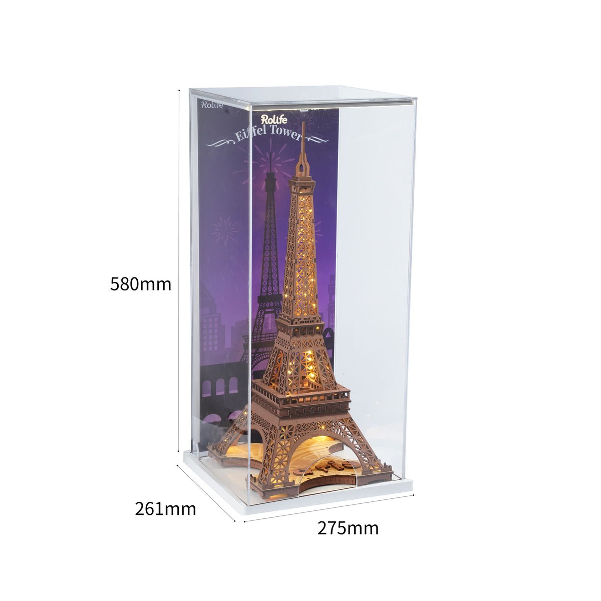 3D Holzpuzzle Erwachsene: Eiffelturm mit 152 Teilen von Rolife