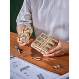 Rolife Notre Dame 3D Puzzle, Rückseite des fertigen Holzmodells