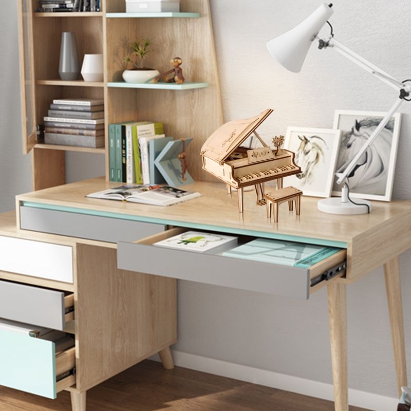 Rolife Grand Piano TG402 Holzbausatz, einfach selbst gestaltbar in Schwarz oder Natur
