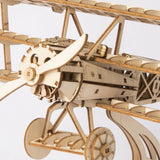 3D Holzpuzzle Weihnachten: Flugzeug Bausatz als Geschenkidee