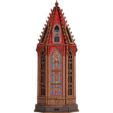 Rolife Kathedrale TGA03 fertig aufgebaut als Deko auf Regal oder Schreibtisch, ca. 23,7 cm hoch