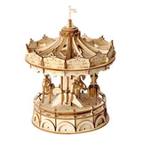 Rolife 3D Holzpuzzle Karussell Merry Go Round TG404 fertig aufgebaut