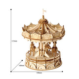 Ovaler Spiegel in der Mitte des Rolife Merry Go Round