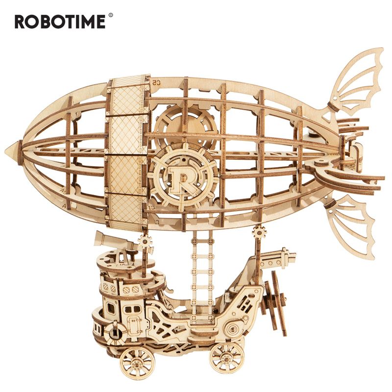 Rettungsbojen am Rolife Steampunk Luftschiff Modellbausatz