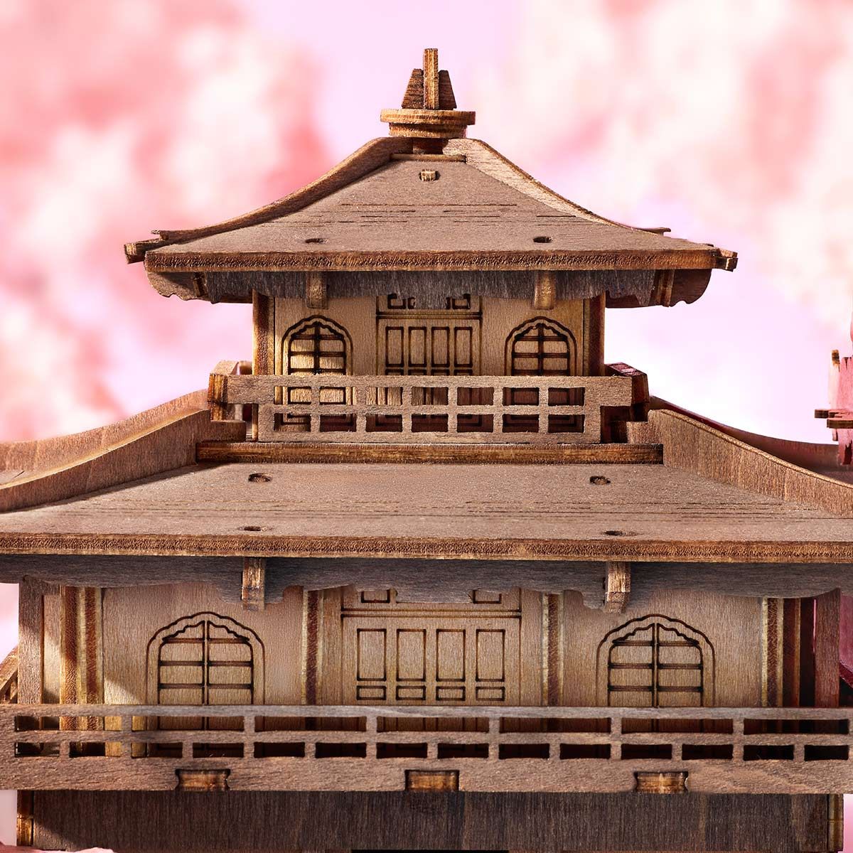 Rolife 3D Holzpuzzle Sakura Pavilion als Geschenk zu Weihnachten oder Geburtstag