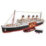 Rolife 1912 Eternal Atlantic Voyager Ozeandampfer mit vier Schornsteinen im Seitenprofil