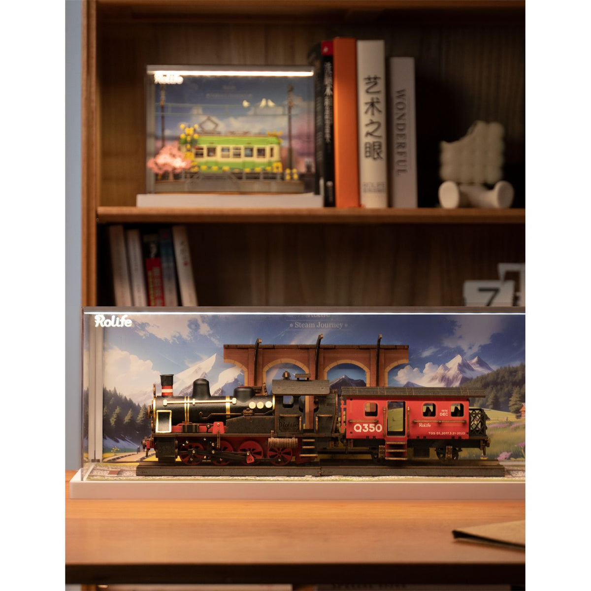 Detailansicht Dampfkessel-Verschluss der Steam Journey Lokomotive