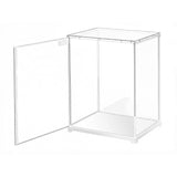 Rolife Acryl Vitrine DF05L im Hochformat, transparentes Acrylglas mit weißem Boden