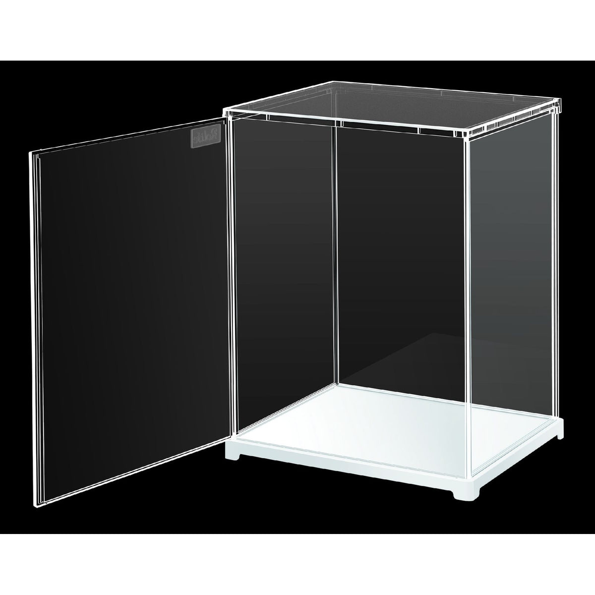 Rolife Clear Display Case Größe M: Vitrine mit Tür an der Vorderseite