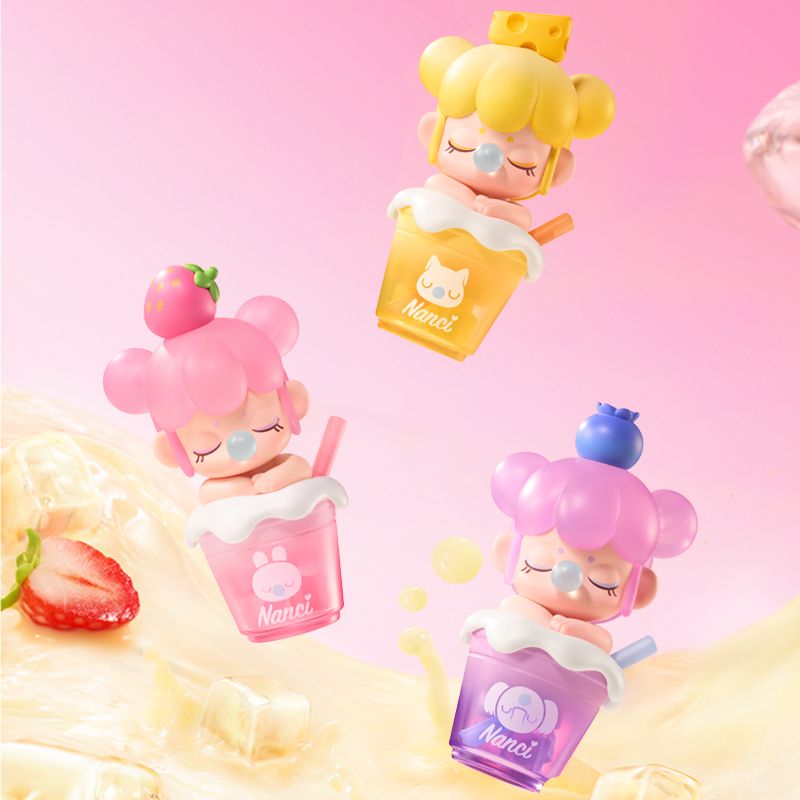 Glow-in-the-Dark Mini-Eiswürfel der Rolife Baby Nanci Milk Tea Figur