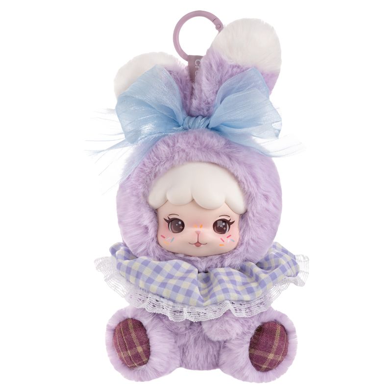Salted Caramel Latte Cookii Bunny in Hellblau mit Perlenkette