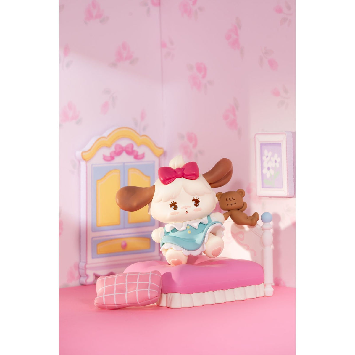 Alle Motive der Serie Babies’ Little World: sechs reguläre Figuren und eine geheime