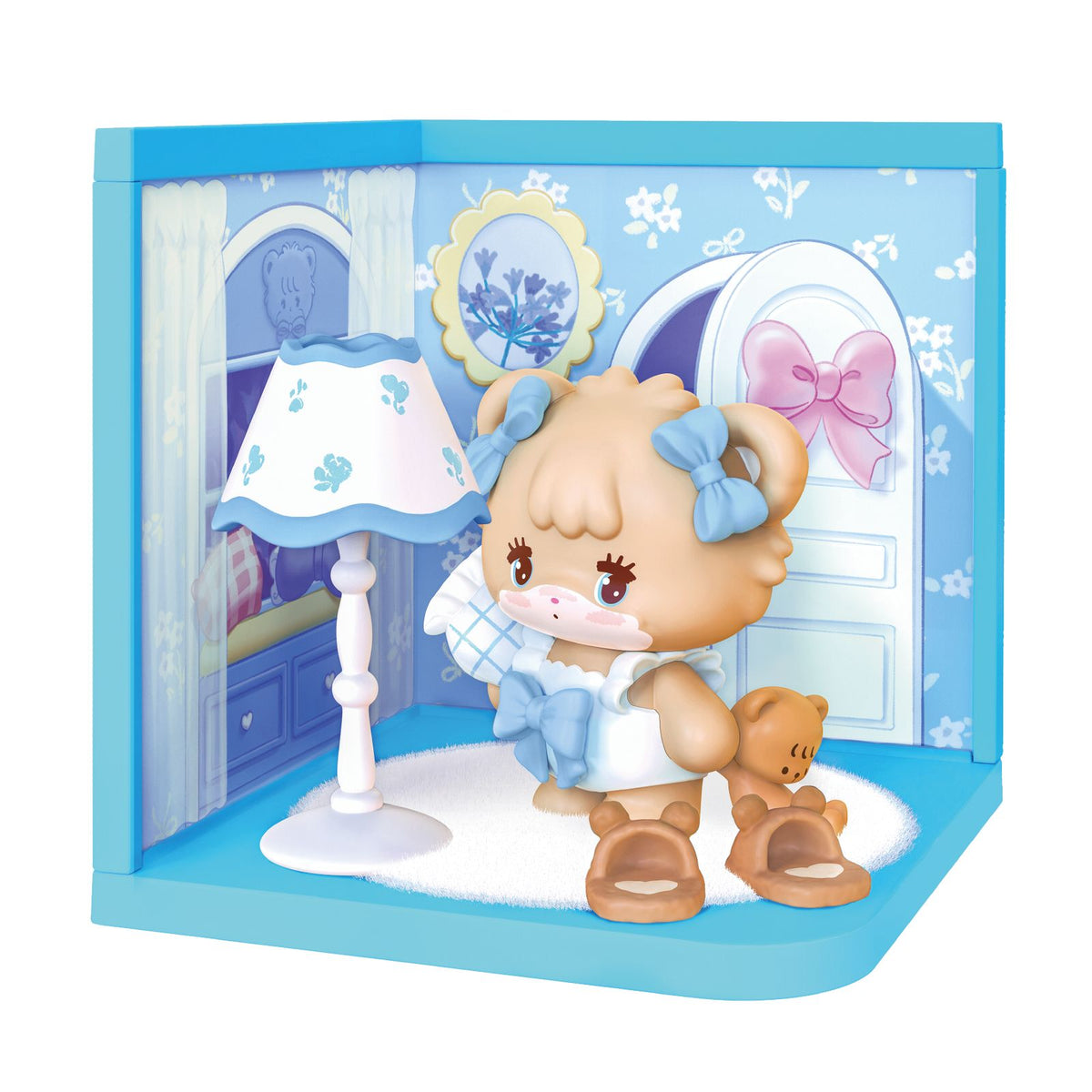 Rolife Mikko Babies’ Little World Surprise Figure mit Bear Companion auf der Box