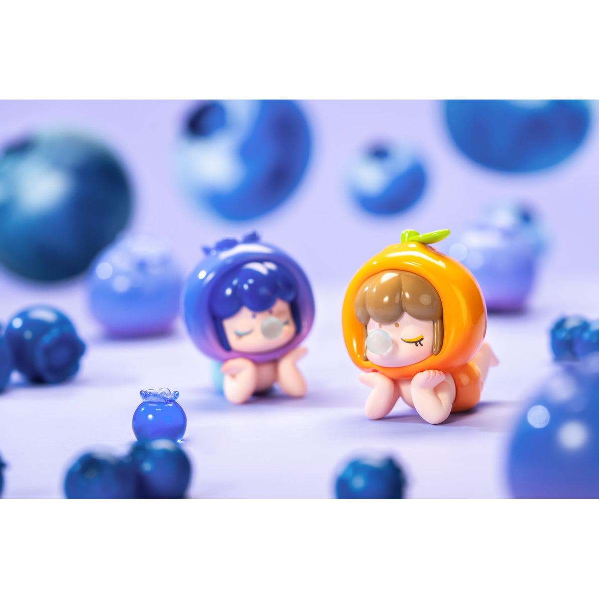 Alle sieben Früchte-Nancis der Rolife Blind Box Serie im Überblick