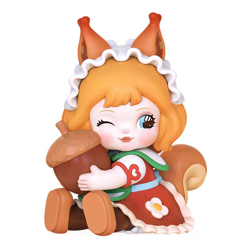 Rolife Charline Forest’s Children Blind Box mit Pilz-Charline auf der Verpackung
