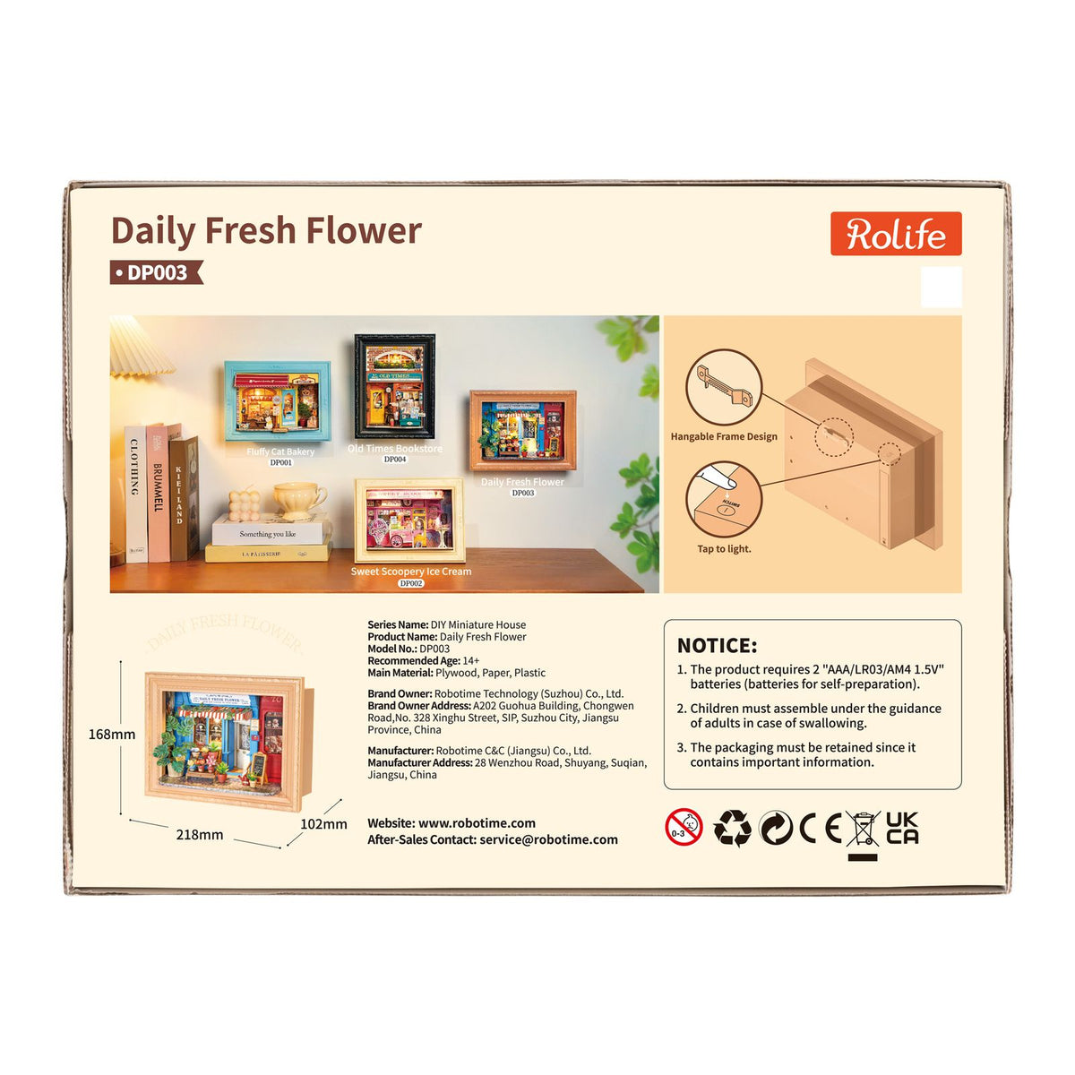 Bausatz Rolife Miniatur Haus Daily Fresh Flower: Teile und Bauanleitung im Überblick